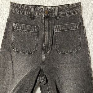 ROLLA’S Sailor Jean Comfort 80’s Black High Rise Wide Leg